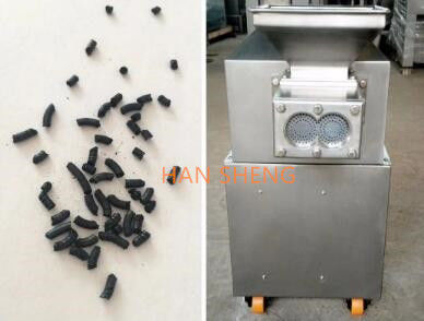 Carbono negro de acero inoxidable extrusor de tornillo del gemelo de 650 kilogramos