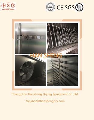 Aire caliente de acero inoxidable del polvo del GMP del gabinete mojado farmacéutico del gránulo que circula a los proveedores de Tray Drying Oven From China