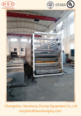 Tipo continuo mandioca Mesh Belt Dryer del túnel del transportador en el producto alimenticio instudry