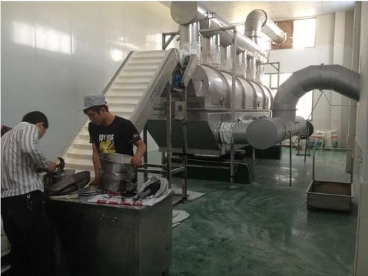 Secador vibratorio de la cama flúida de ZLG para la industria alimentaria