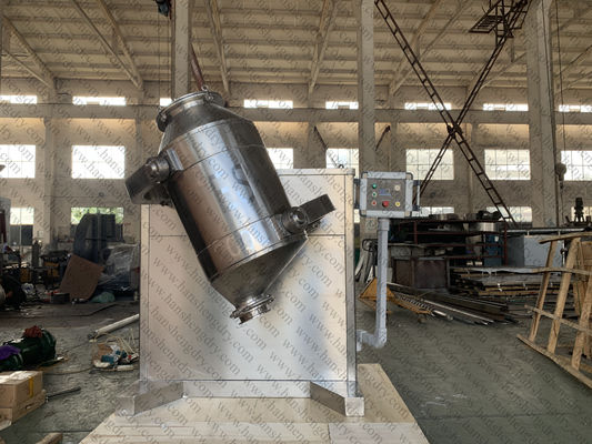 Mezclador tridimensional del polvo 1200kg del ingrediente alimentario